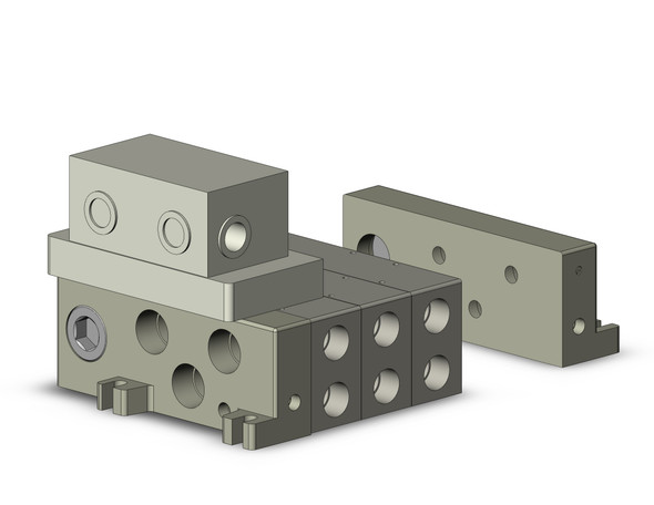 SMC VV5Q51-0404SDQ 4/5 port solenoid valve vv5q manifold