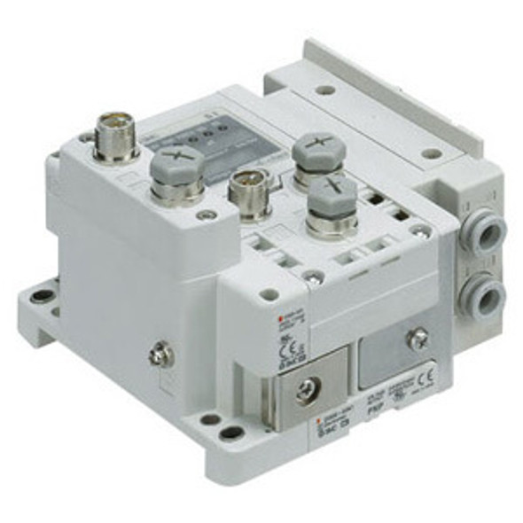 SMC SS5Y5-10S6EA5-10F-C8 4/5 port solenoid valve ss5y5 10 sta manifold base