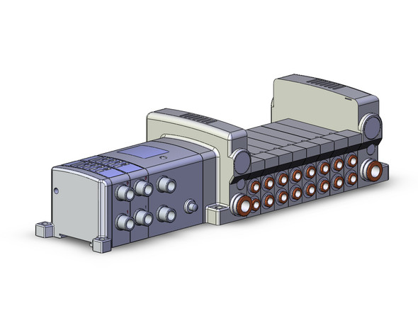 SMC VV5QC21-08C6SDQN22-S-X160US 4/5 port solenoid valve vqc manifold