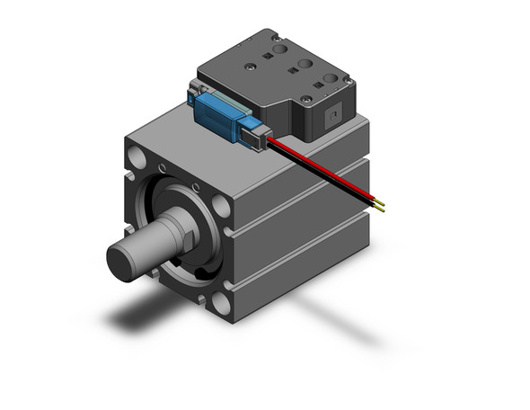 SMC CVQB40-25M-5MZ compact cylinder w/valve compact cylinder with solenoid valve