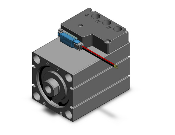 SMC CVQB50-50-5MSN compact cylinder w/valve compact cylinder with solenoid valve