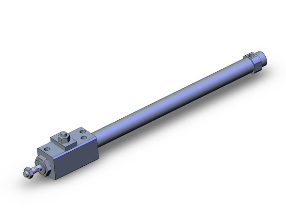 SMC CLM2B25-300-E round body cylinder w/lock cylinder, air