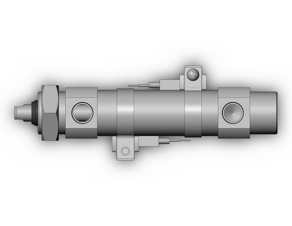 SMC CDM2B20TN-25FZ-A90L-XC4 round body cylinder cylinder, air