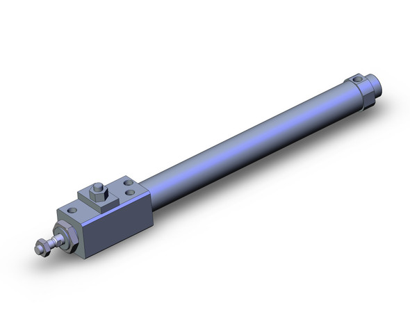 SMC CLM2B32-250-E round body cylinder w/lock cylinder, air