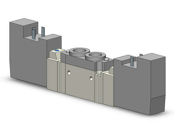 SMC SY5220-5YOS-01 4/5 port solenoid valve valve, dbl sol, body pt