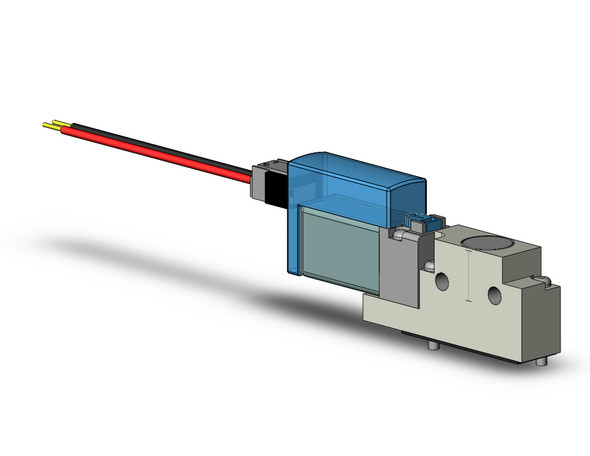 SMC VQZ115-2L1-CP 3 port base mounted solenoid valve