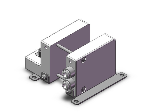 SMC VV100-10FAD1-02U1-C4F1 3 port solenoid valve plug-in connector type mfld