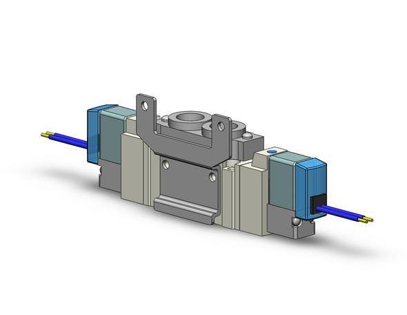 SMC SY5220-5HZ-01-F2 4/5 port solenoid valve valve, dbl sol, body pt (dc)