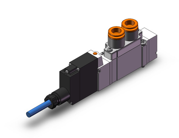 SMC 53-SY7120-TT30-N11 4/5 port solenoid valve valve, sgl sol, body pt