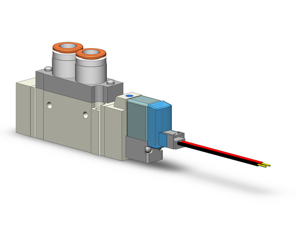 SMC SY5120-4LZ-C8 4/5 port solenoid valve valve, sgl sol, body pt (ac)