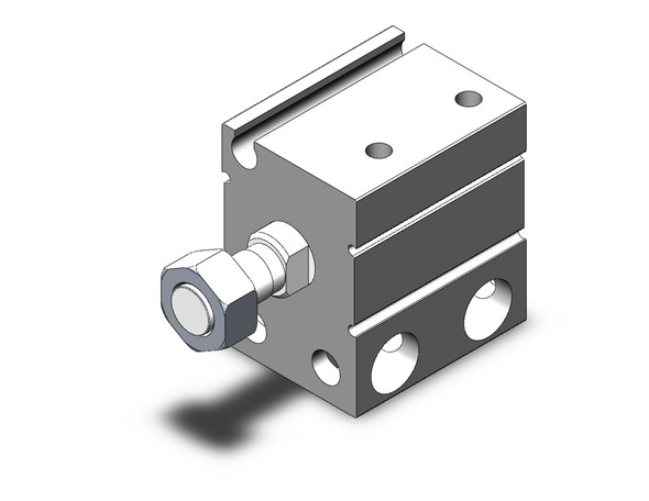 SMC CUJB16-10SM compact cylinder cyl, free mount, sgl acting