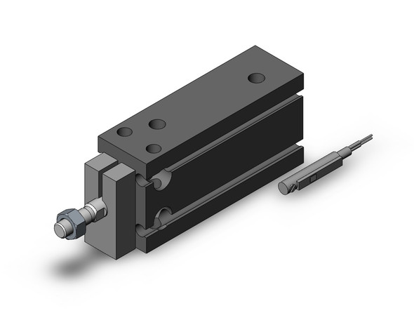 SMC CDUK16-25D-A93LS compact cylinder cyl, free mount, non-rotating