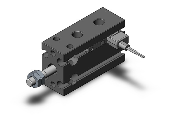 SMC CDU10-5D-M9BWVLS compact cylinder cyl, free mount