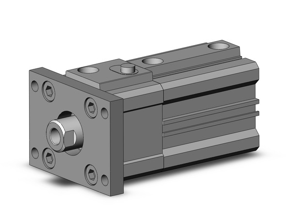 SMC CDLQF32TN-25D-F compact cylinder w/lock cyl, compact with lock