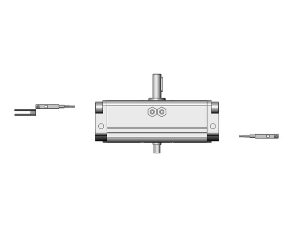 SMC CDRA1BW30-180Z-A93LS rotary actuator actuator, rotary, rack & pinion type