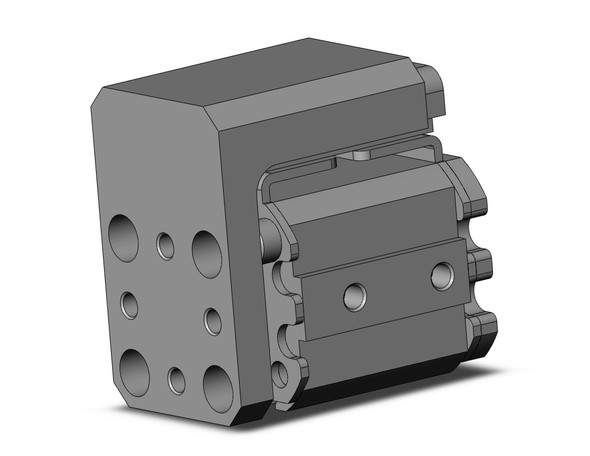 SMC MXZ16R-5 compact cylinder w/linear guide cylinder, air