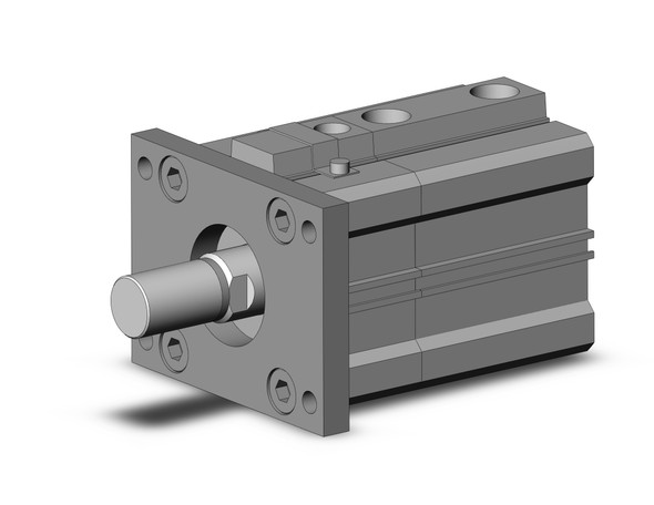 SMC CLQF50TN-30DCM-B compact cylinder w/lock cyl, compact with lock