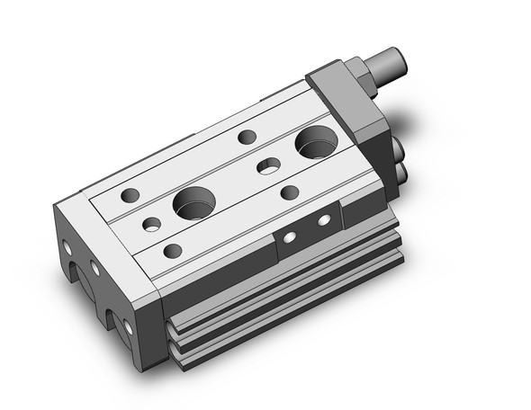 SMC MXQR6-10AT guided cylinder cyl, air slide table, reversible type