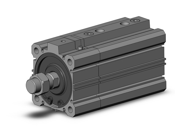 SMC RDLQA63TF-50M-F compact cylinder w/lock cyl, compact, air cushion & lock, sw cap