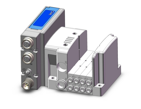 SMC SS0750-04C4SEAN-S 3 port solenoid valve plug-in type stacking manifold