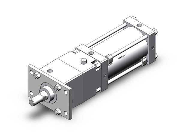 SMC CDNSF125-200-D-M9BWL tie rod cylinder w/lock power lock cylinder