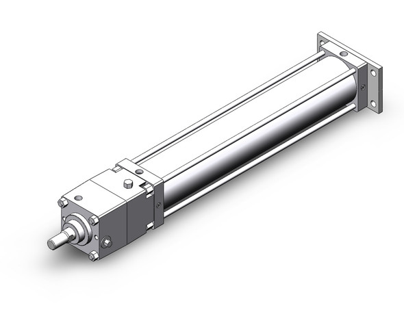 SMC CDNSG125TN-700-D tie rod cylinder w/lock power lock cylinder