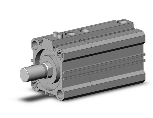 SMC CDLQA40-25DCM-B compact cylinder w/lock cyl, compact with lock