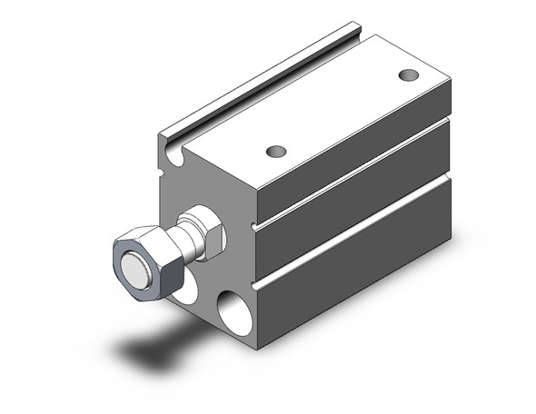 SMC CDUJS16-20DM compact cylinder cyl, free mount, dbl acting