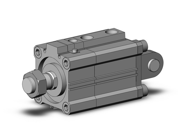 SMC CLQD50TN-25DM-B compact cylinder w/lock cyl, compact with lock