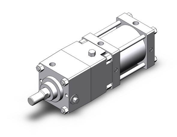 SMC CNSB125-100-D tie rod cylinder w/lock power lock cylinder