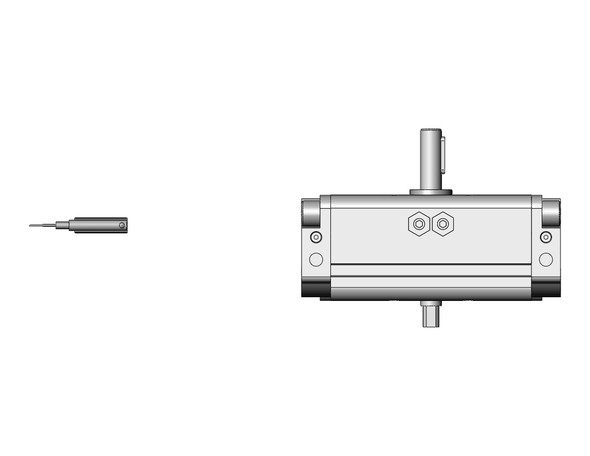 SMC CDRA1BW30-90CZ-M9BWSDPC rotary actuator actuator, rotary, rack & pinion type