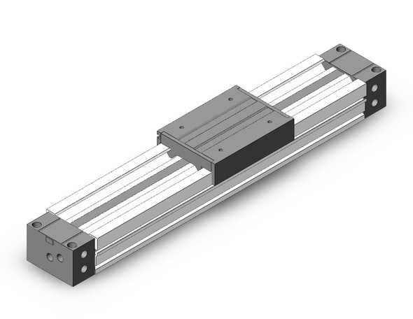 SMC MY1M40TF-300 rodless cylinder slide bearing guide type