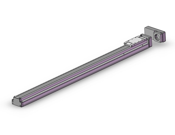 SMC LEFS25RNZB-700 electric actuator ball screw drive actuator