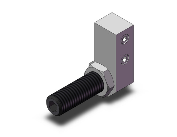 SMC MXQ-AS16-X12 guided cylinder stroke adjuster, extend end