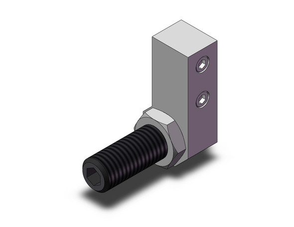 SMC MXQ-AS20-X12 guided cylinder stroke adjuster, extend end