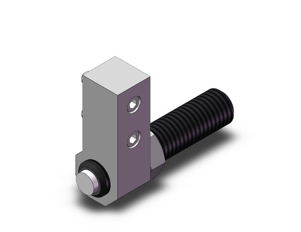 SMC MXQ-AS8L-X11 guided cylinder stroke adjuster, extend end