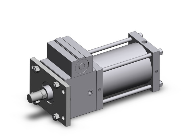 SMC CDLSF200-250-DA93 tie rod cylinder w/lock cls cylinder