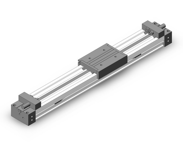 SMC MY1M20-300H-M9PZ rodless cylinder slide bearing guide type