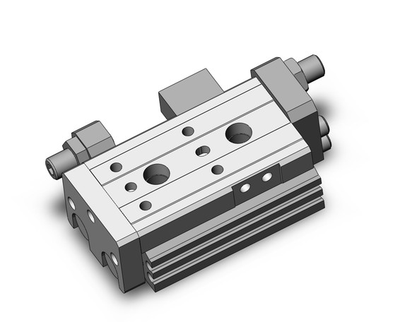 SMC MXQR12-20A guided cylinder cyl, air slide table, reversible type