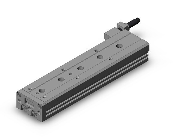 <h2>MXS, Precision Slide Table (Cross Roller Bearings) - Standard Type</h2><p><h3>The MXS is a precision slide table integrated with guides and rails combined with cross roller bearings to isolate the load bearing from the movement of the dual rods and piston seals. Rubber bumpers or shock absorbers stop the slide table and can be paired with a stroke adjuster for precise positioning; available for extend, retract, or both ends in ranges of 0-5 mm, 0-15 mm and 0-25 mm. The end lock option prevents the slide table from dropping in vertical applications, enhancing safety in the event of air pressure loss.<br>- </h3>- Bore sizes: 6, 8, 12, 16, 20, 25 mm<br>- Rubber bumper with stroke adjuster<br>- Shock absorber option<br>- End lock option in the event of air pressure loss<br>- PTFE grease or food grade grease option<br>- RoHS compliant<br>- Auto switch capable<br>- <p><a href="https://content2.smcetech.com/pdf/MXS.pdf" target="_blank">Series Catalog</a>