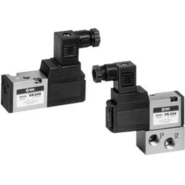 SMC VK332W-5GS-M5 3 port solenoid valve valve, solenoid