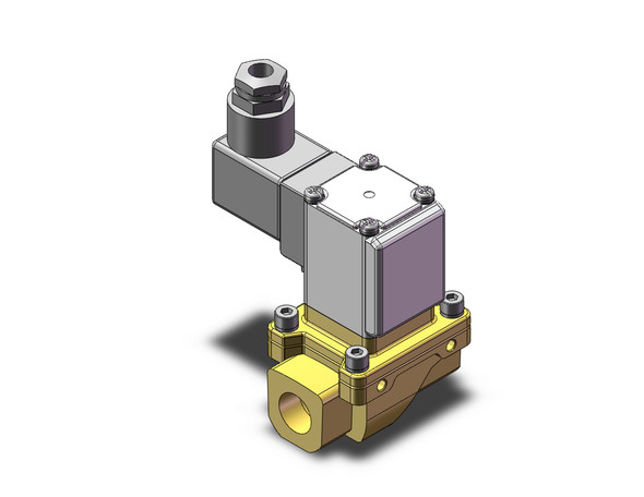 SMC VXZ242FZ2AXCA 2 port valve pilot op 2 port solenoid valve, (n.c.)