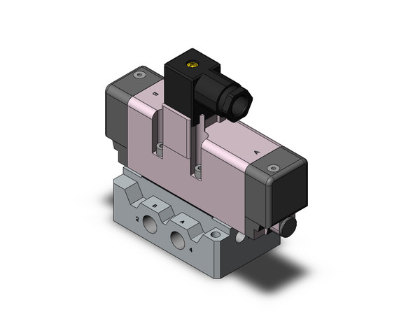 SMC VQ7-6-FHG-D-3NRA02F 4/5 port solenoid valve iso standard solenoid valve