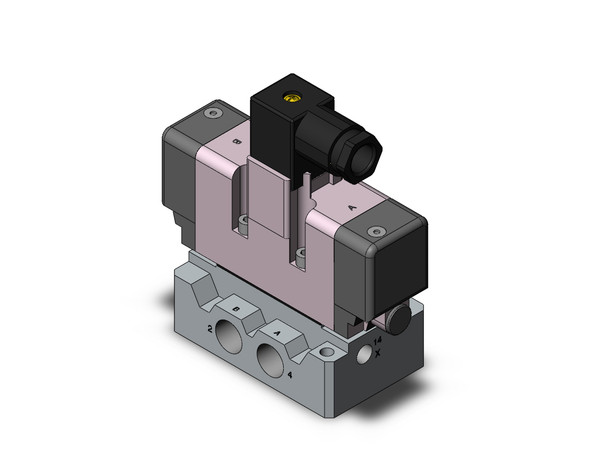 SMC VQ7-6-FG-D-1A03T 4/5 port solenoid valve iso standard solenoid valve