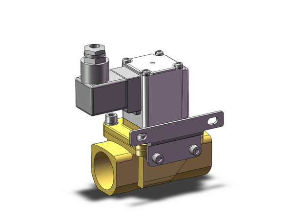 SMC VXZ260KZ2BXB 2 port valve pilot op 2 port solenoid valve, (n.c.)