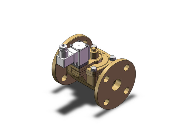 SMC VXD2E2QZ2A pilot op 2 port solenoid valve (n.o.)