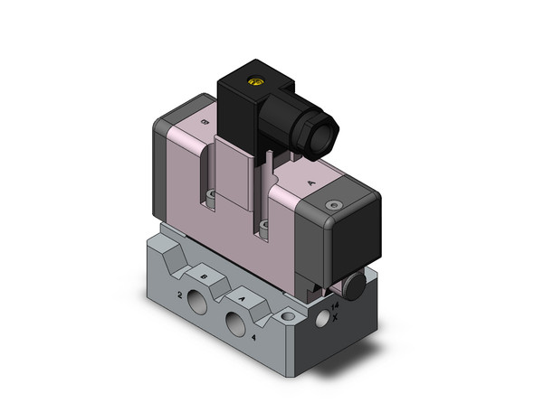 SMC VQ7-6-FG-S-3NA02T 4/5 port solenoid valve solenoid valve, iso standard