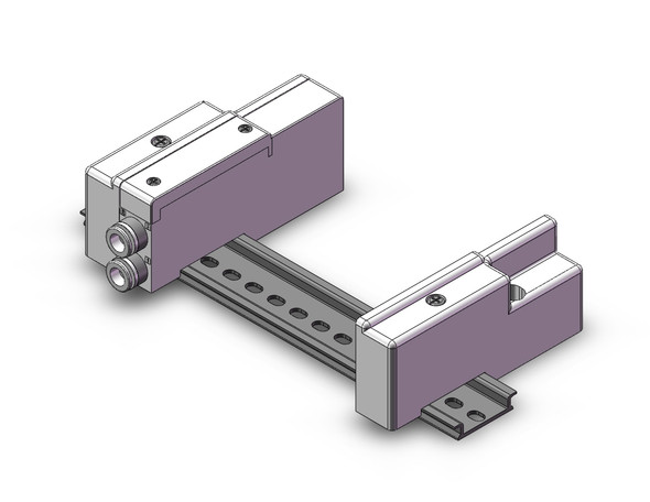 SMC SS5Q13-10LD1-D 4/5 port solenoid valve mfld, plug-in unit