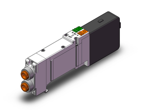 SMC SQ2A41B-5LOD1-N7 4/5 port solenoid valve valve, dbl, non plug-in, 3 port