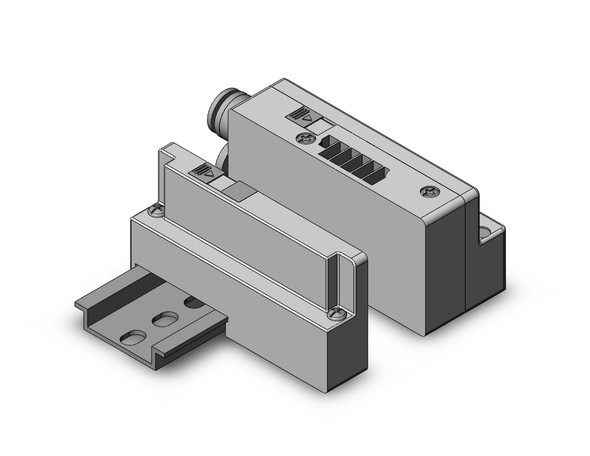 SMC SS5J2-60-03DS 4/5 port solenoid valve mfld, plug-in, individual wiring